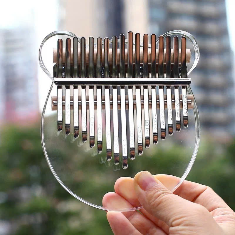 17 21 phím kalimba đàn acrylic đàn trong suốt cực xinh