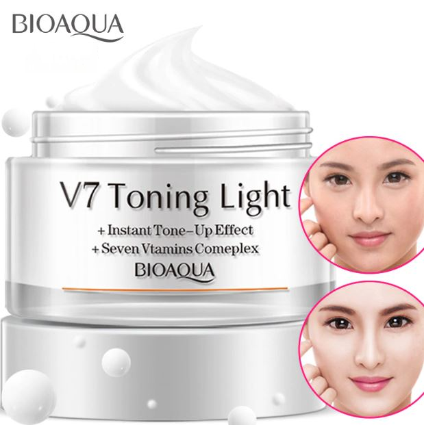 Kem Dưỡng Trắng Da V7 Toning Light Của Bioaqua Cho Da Trong Suốt