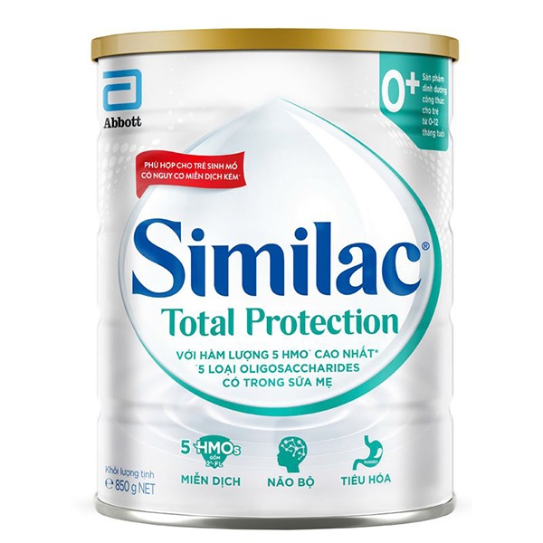 Sữa Bột Similac Total Protection 0+ Cho Bé Lon 380g 800g Phát Triển Toàn Diện - Bibo Mart