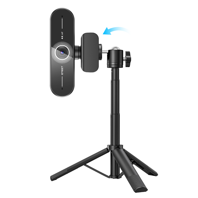 Webcam 4K EMEET C60E Mic khử ồn PC & Laptop • Phụ kiện Game Pro | Siêu nét Lấy nét thần tốc + Xử lý 