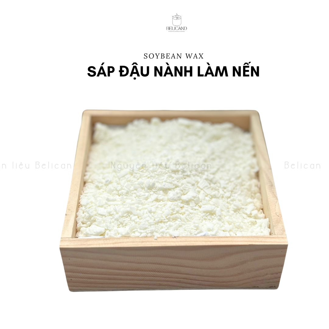 Sáp đậu nành làm nến thơm thiên nhiên Soya wax dạng vảy