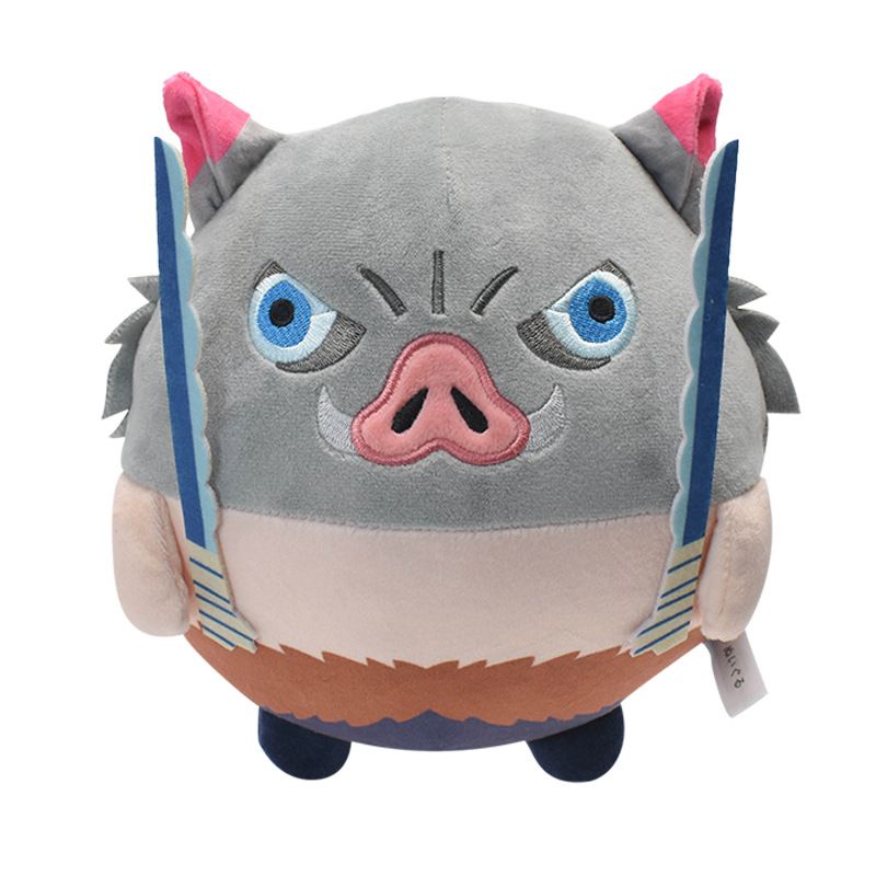 10/22cm Anime Demon Slayer Plush Doll Agatsuma Zenitsu Hashibira Inosuke Rengoku Kyoujurou Stuffed T