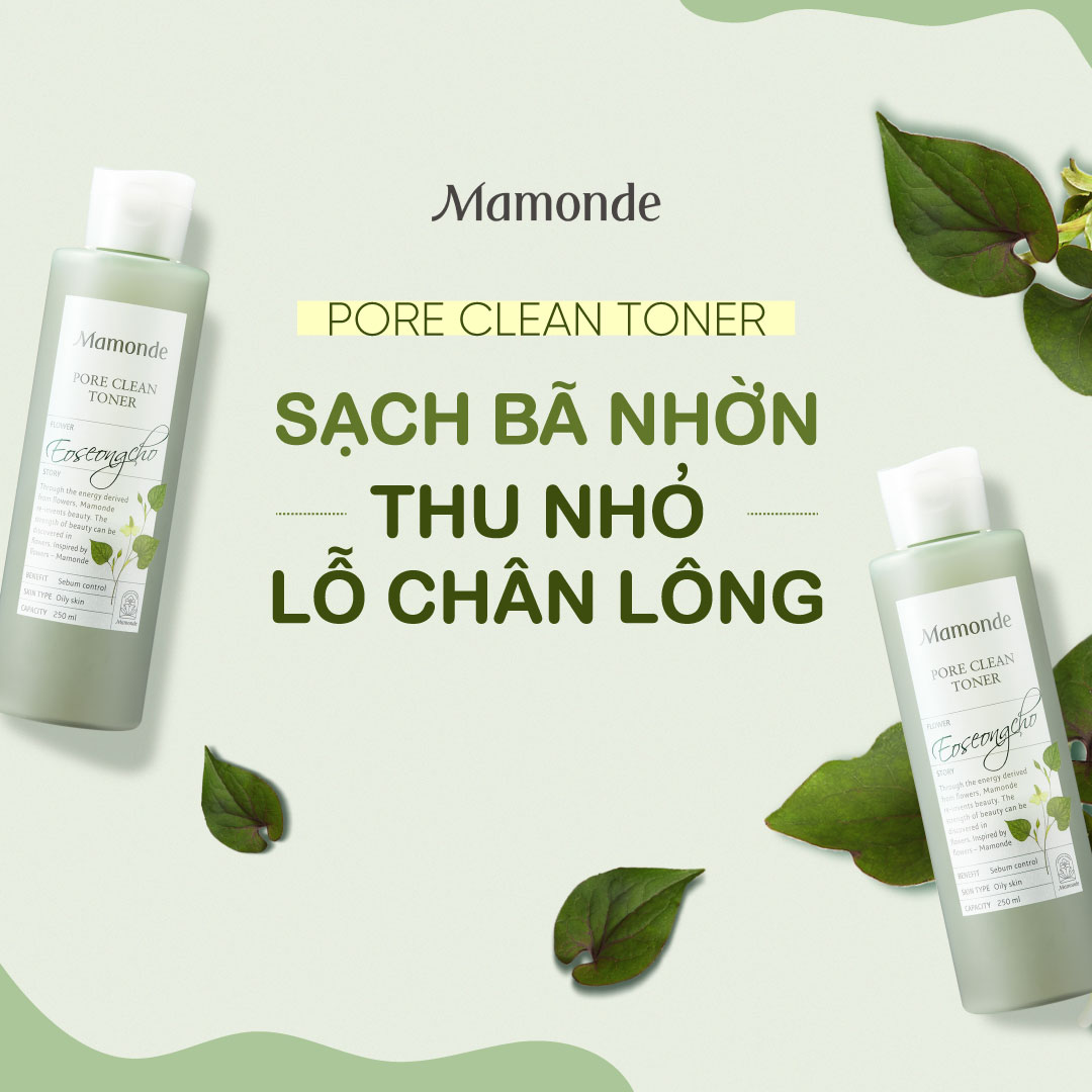 Nước Cân Bằng Làm Sạch Và Cung Cấp Độ Ẩm Mamonde Toner 250Ml