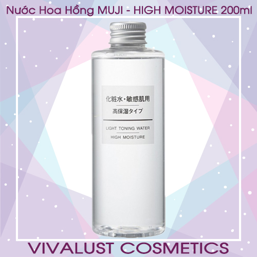 [Hcm]Nước Hoa Hồng Muji High Moisture – Dành Cho Da Khô 200Ml