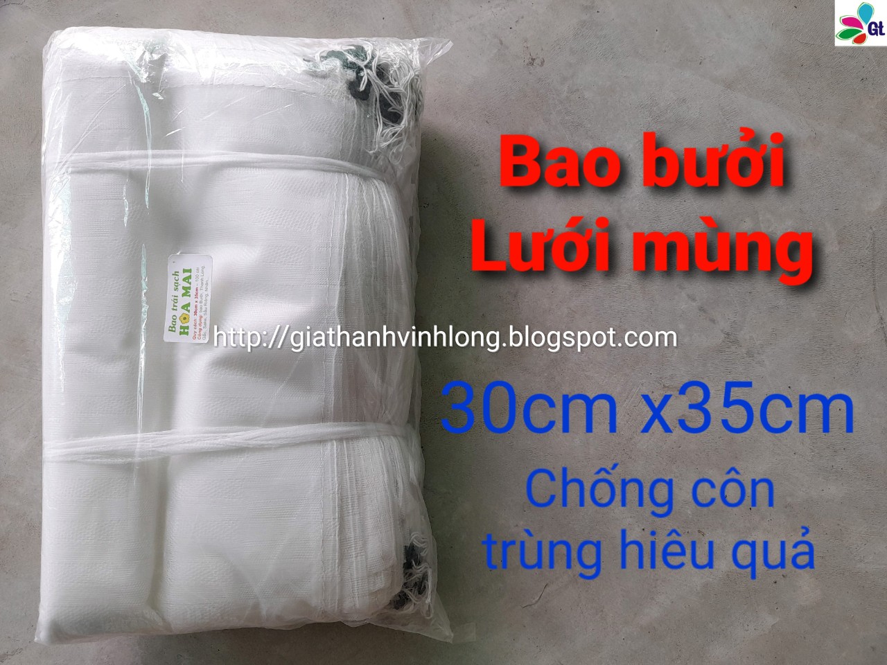 (Shop Gt19) - (Gt1940) - 100 Cái Chống Côn Trừng Hiệu Quả Chống Ruồi Vàng Bảo Vệ Trái Cây Không Bị Thiên Địch Phá Hoại (Bọc Bao Trái Cây) - Kích Thước 30Cmx35Cm