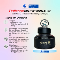 Nước hoa ô tô Bullsone Grasse Signature Blackberry & Cherry (Dung tích 110ml) - Hàng chính hãng - Hương thơm thoang thoảng - Dung tích: 110ml