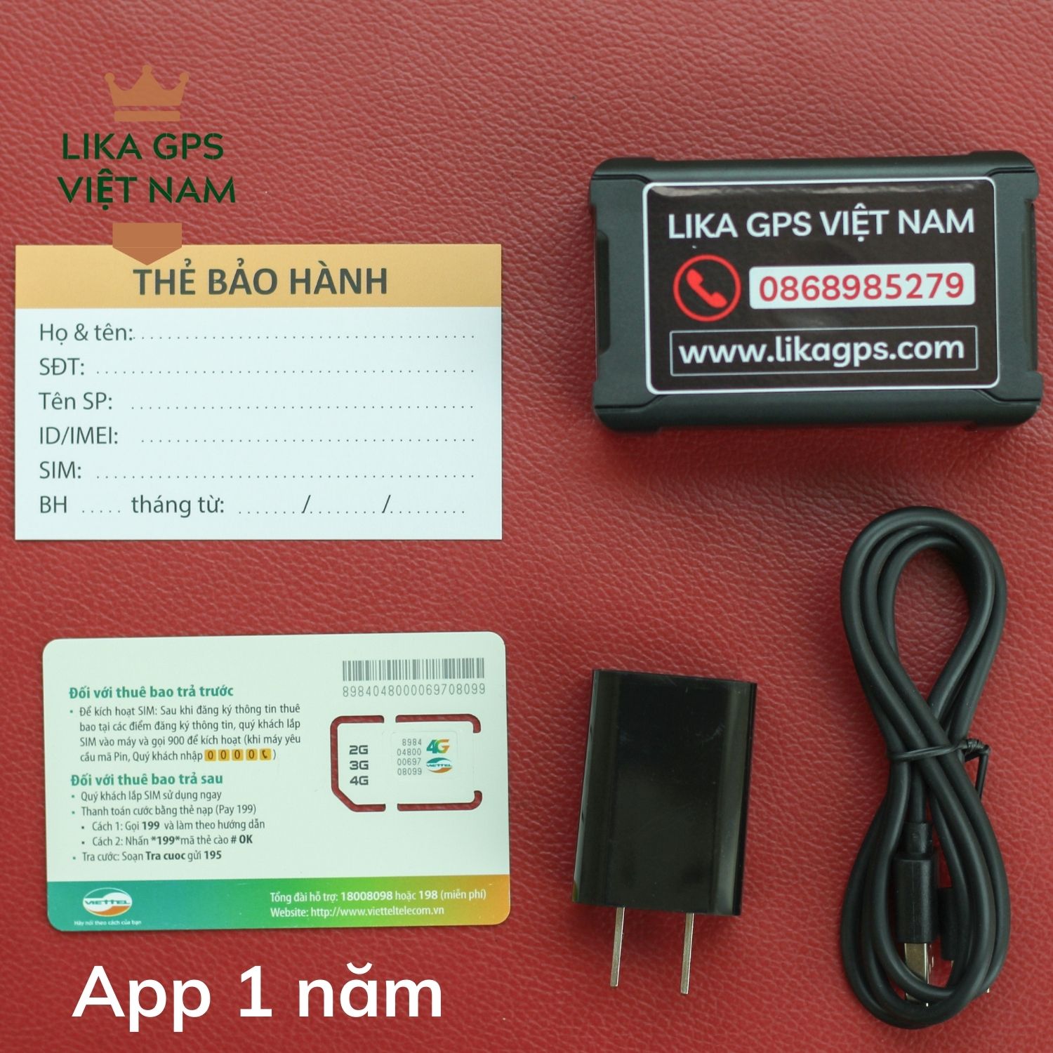 Thiết bị LIKA K9 pin 30 ngày thời gian chờ 1 năm độ chính xác cao - Bảo hành 12 tháng -Tặng SIM data