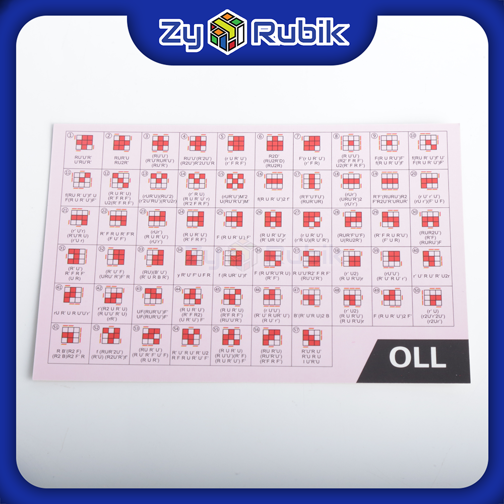 CFOP Qiyi - Qiyi Cfop - Công Thức Giải Rubik Nâng Cao F2L PLL OLL - Đồ Chơi Phát Triển Trí Tuệ - Zyo