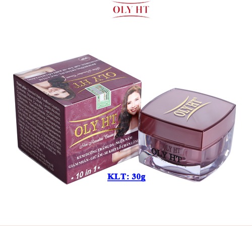 OLY HT 10 IN 1 - Kem Dưỡng Trắng Da Ngừa Nám Giảm Nhăn Giữ Ẩm Se Khít Lỗ Chân Lông OLY HT Long Phụng