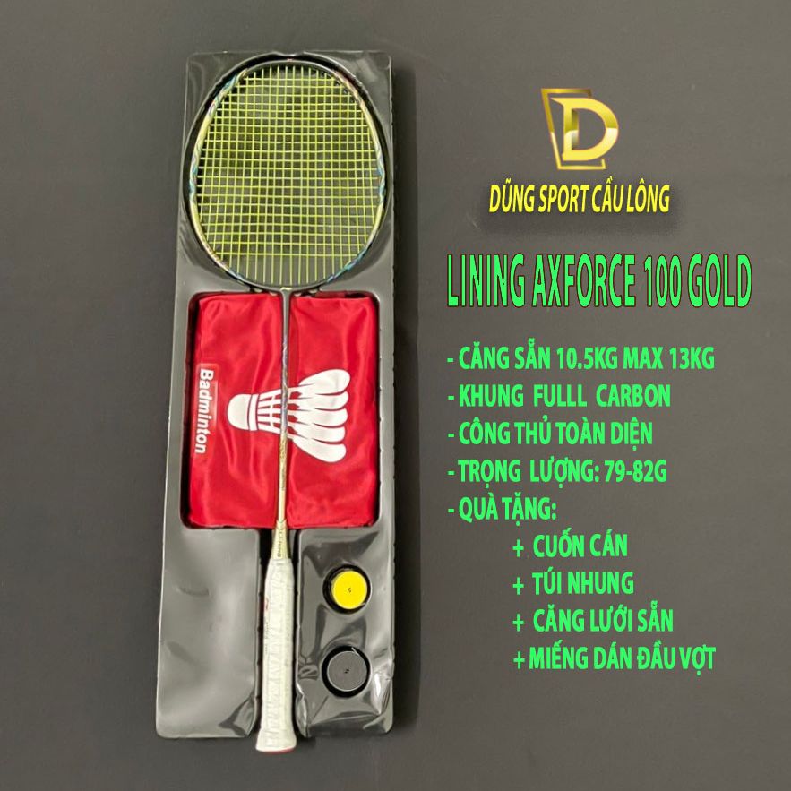 Vợt cầu lông Lining Aeronaut 9000C Full Hộp Bản Cao Cấp (Căng Sẵn 11kg max 13kg) Kèm Phụ Kiện