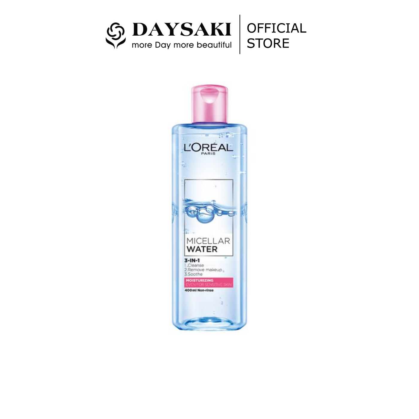 [Hcm]L’oreal Nước Tẩy Trang Dưỡng Ẩm Cho Da Khô Loreal Micellar Water Moisturizing 400Ml