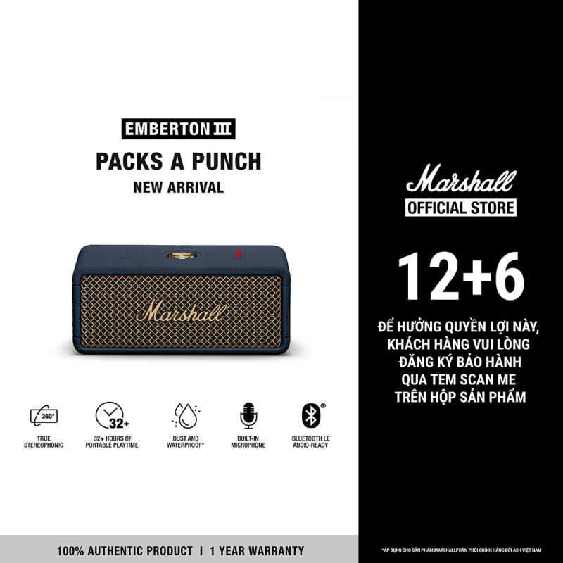 Hub Chuyển Đổi Đa Năng Type-C Marshall 6 in 1 HDMI 4K USB 3.0 PD 100W (Phiên Bản Đặc Biệt v8)
