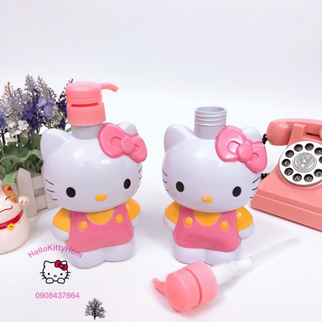 [Hcm]Bình Chiết 500Ml Hello Kitty