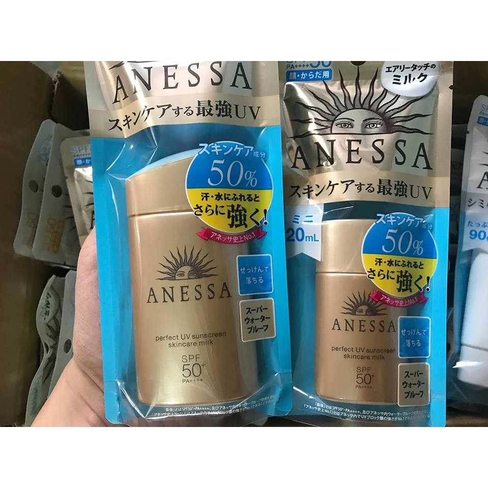 Kem Chống Nắng Anessa Perfect Uv Spf 50++ Phù Hợp Mọi Loại Da