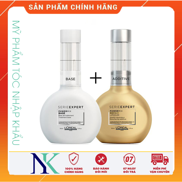 Kem Tươi Cấp Dưỡng Tóc Hư Tổn Powermix Repair Loreal Professionel 150Mlx2