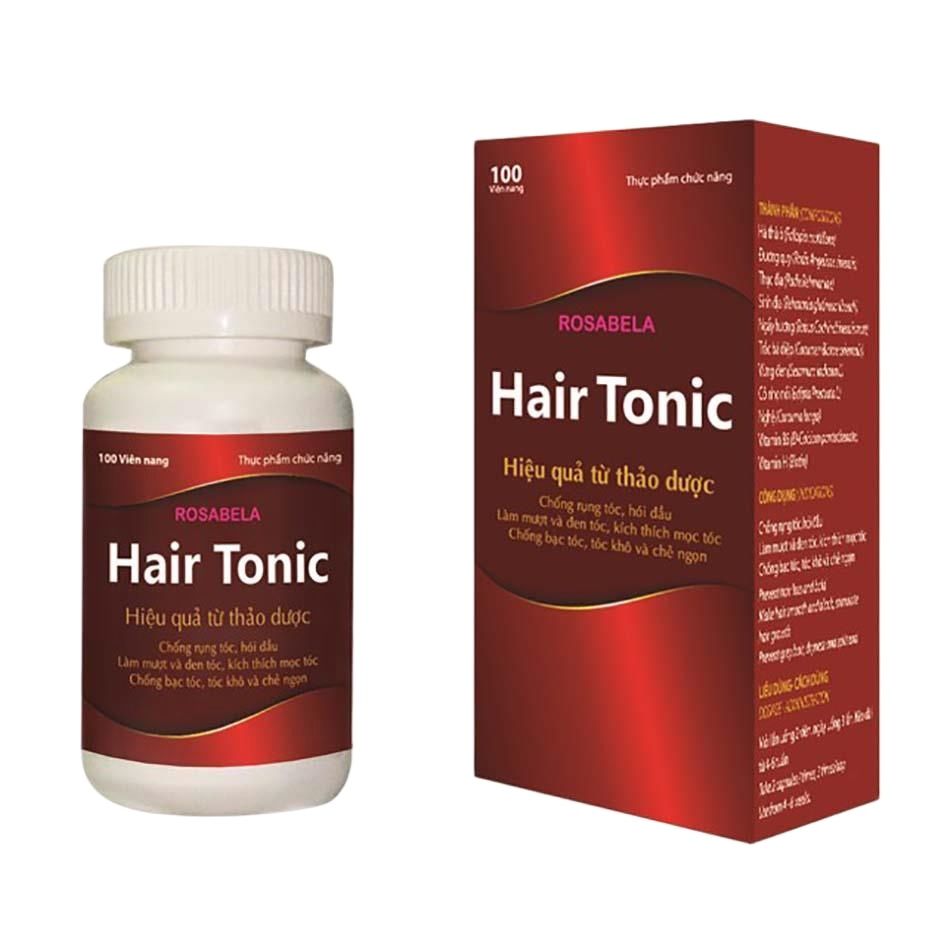 Viên uống kích thích mọc tóc Hair Tonic - bổ sung các loại dược liệu quý cùng vitamin H vitamin B5 -