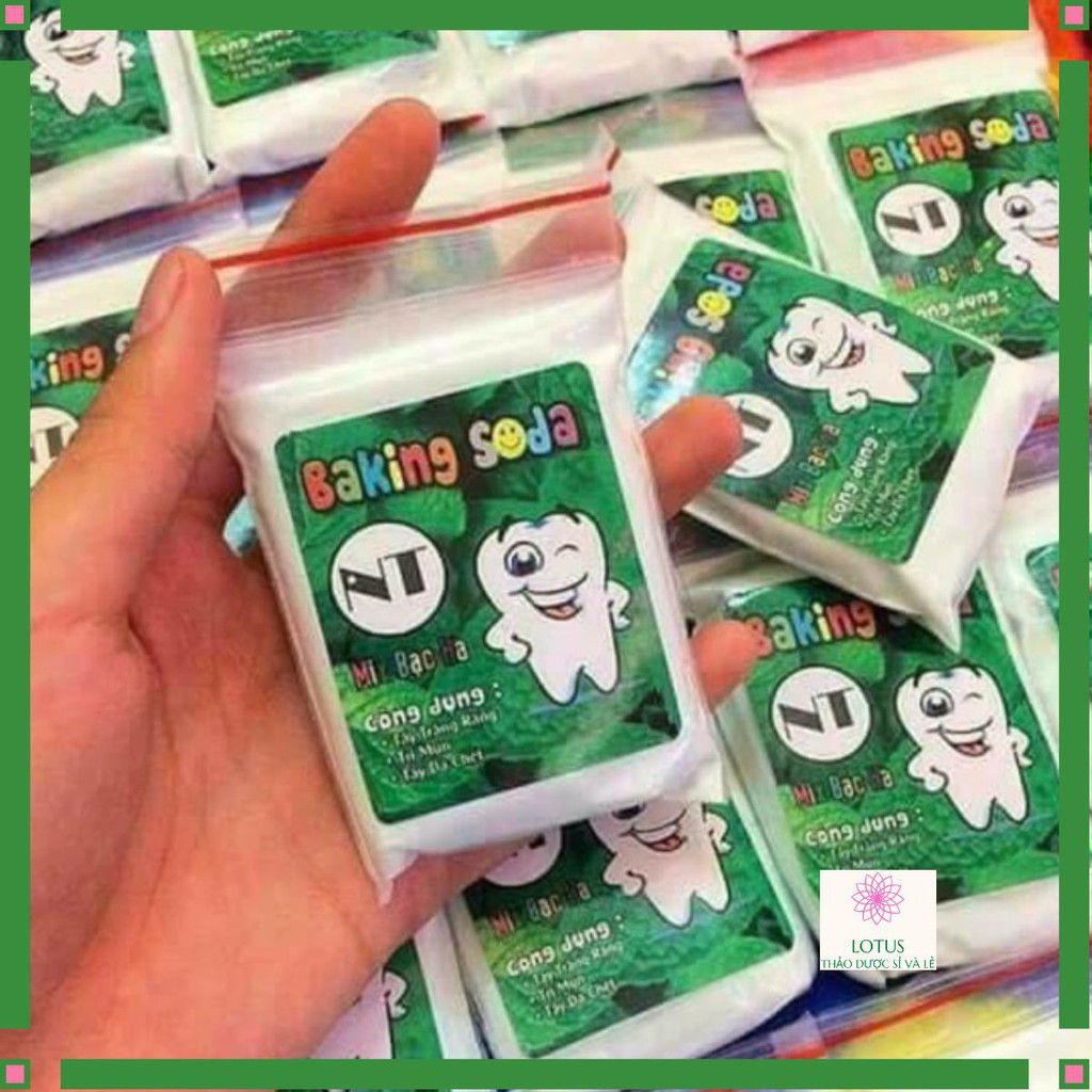Baking soada 1 gói 50g đánh siêu trắng răng