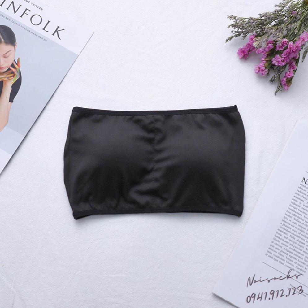 [Sỉ lẻ] ÁO BRA ÁO ỐNG QUÂY NGỰC KHÔNG DÂY CÓ ĐỆM LÓT chất cotton Phong Cách Hàn Quốc quyến rũ có 2 m