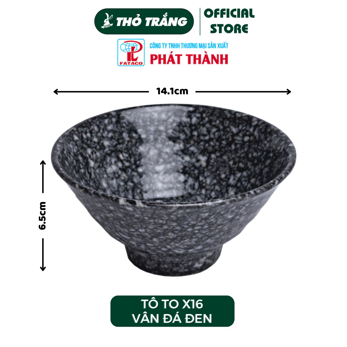 Tô Vân Đá Đen nhựa Melamine cao cấp Fataco Việt Nam