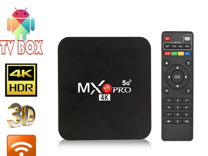 Android TV Box MXQ PRO 4K bản 8G+128GB Tiếng Việt Wifi 5G Android 11.1  YouTube Chorme...vv