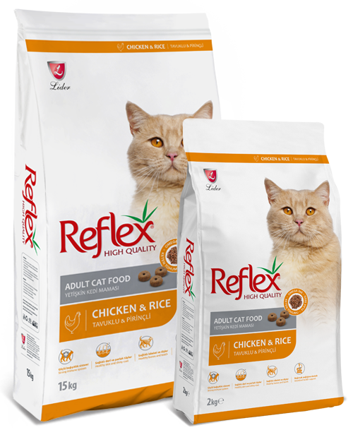 Thức ăn hạt khô Reflex cho mèo kitten/ adult - Reflex trắng