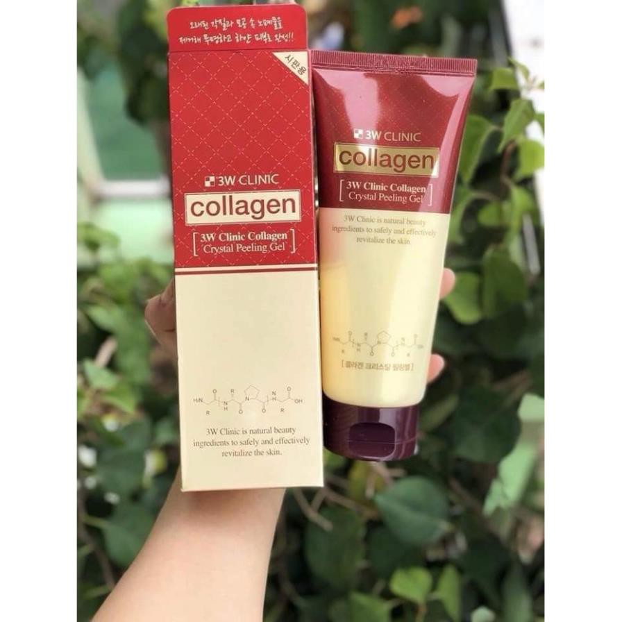 Gel Tẩy Tế Bào Chết Trong Suốt 3W Clinic Collagen Cam Kết Sản Phẩm Đúng Mô Tả Chất Lượng Đảm Bảo