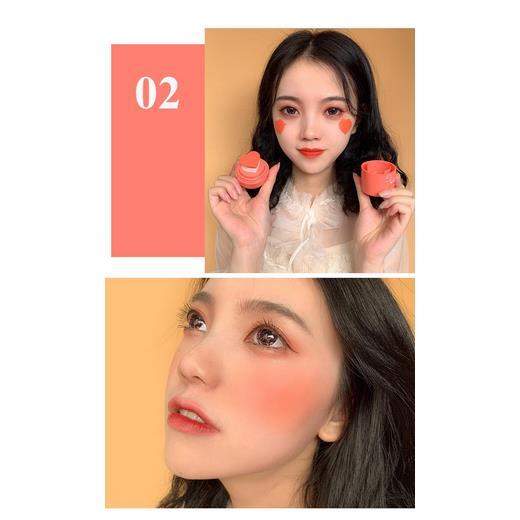 Má Hồng Dạng Kem Hình Tim Xixi 520 Blusher Hàng Nội Địa Trung Cao Cấp No.d326