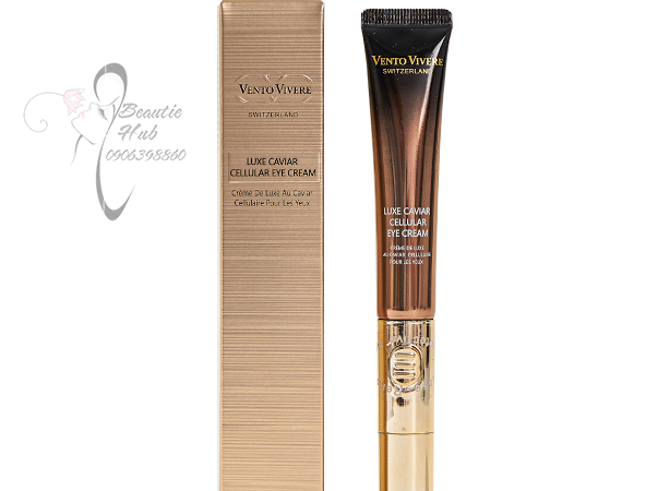 [HCM]Kem Dưỡng Da Vùng Mắt Vento Vivere Switzerland Luxe Caviar Cellular Eye Cream 20gr