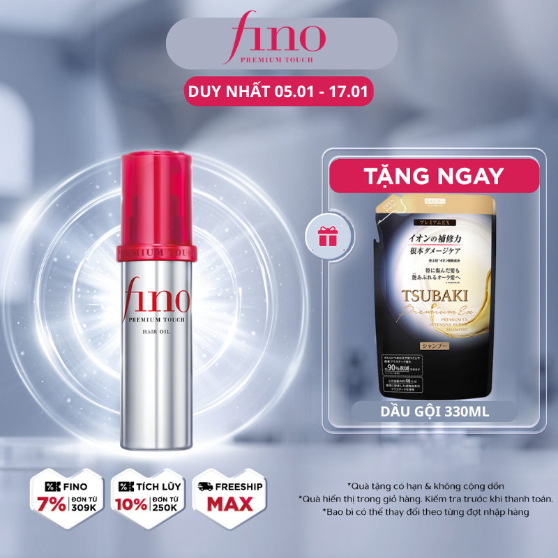 [MUA 1 ĐƯỢC 3] Dầu Dưỡng Tóc Cao Cấp Fino Premium Touch Hair Oil B 70ml