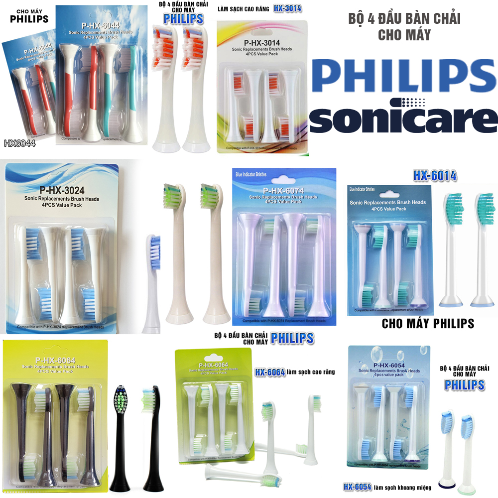 Đầu Bàn Chải Điện Philips Sonicare Đủ Loại C1C2G2Wc3G3W3S Kid Minh House - Hàng Mỹ