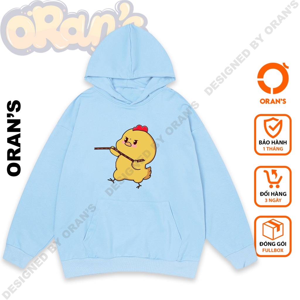 áo khoác nam áo hoodie nam áo khoác hoodie nam Áo Hoodie in hình con gà kéo con heo ORANS Oversize c
