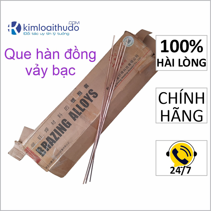Que hàn đồng vảy bạc hàn ống đồng điều hòa China sản xuất Chất lượng cao mối hàn chảy loãng ngấu bền