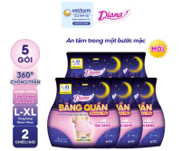 [QUÀ TẶNG HẤP DẪN] Combo 5 Diana Băng Quần Beauty Hip size S-M & M-L & L-XL (2 chiếc/gói)