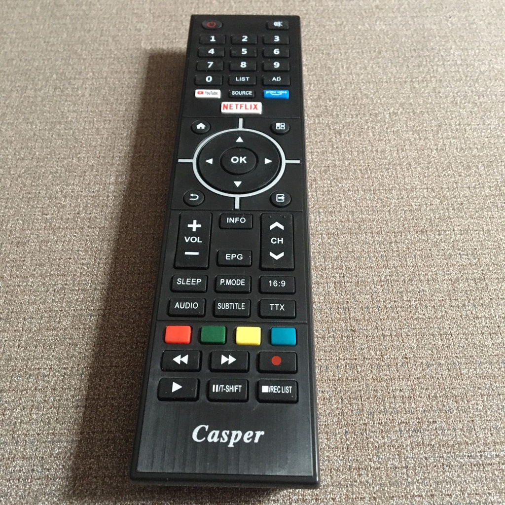 Casper mạng - Remote điều khiển Tivi truyền hình Casper Smart Thông minh mạng Internet (giống mẫu mới dùng được)
