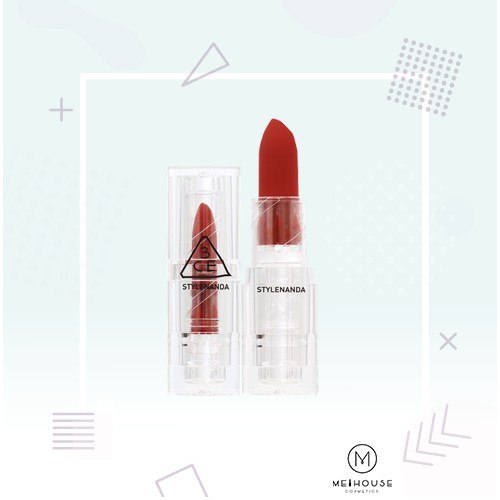 Son Thỏi Lì 3Ce Soft Matte Lipstick Sản Phẩm Lấy Cảm Hứng Từ Những Viên Pha Lê Trong Suốt Tạo Nên Thẩm Quang Tuyệt Đẹp Từ Màu Sắc Pha Trộn Ánh Sáng