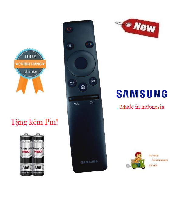 Remote Điều khiển tivi Samsung Smart TV chính hãng theo máy Made in Indonesia 100% Tặng kèm Pin