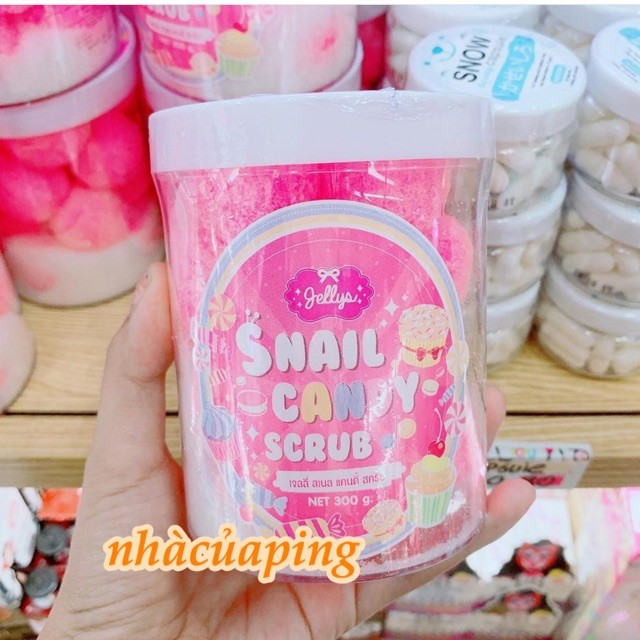 [Hcm]Tẩy Da Chết Cơ Thể Snail Candy Scrub Jellys Thái Lan Chính Hãng - 8411