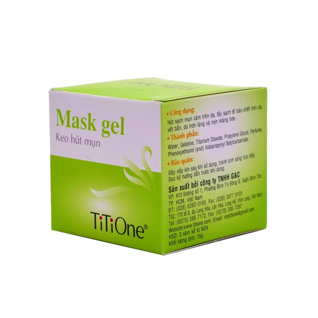 [HCM]COMBO 2 HỘP Gel lột mụn Titione 15ml