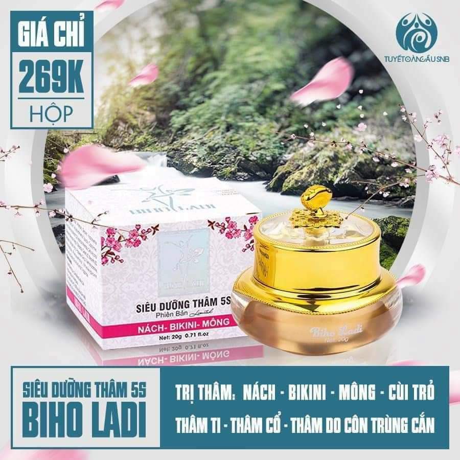 Siêu Dưỡng Thâm 5S Biho Lady - Tri Thâm Náchthâm Bụng Sau Sinhthay Thế Lăn Khử Mùi