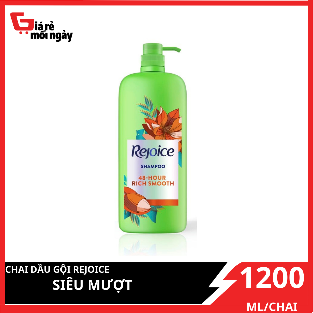 [HCM]Dầu gội Rejoice Siêu mượt 1200ml