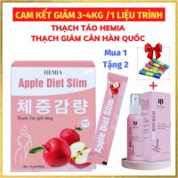 Thạch Táo Giam Cân Hemia Hàn Quốc Giữ Dáng Đánh Bay Mỡ Bụng Đùi Hiệu Qủa Chiết Xuất Thiên Nhiên -10 Gói