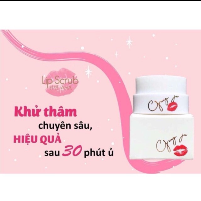 [HCM]Ủ dưỡng hồng môi nhũ hoa Gong Ju Lip Scrub Aha COMBO 5 Ủ dưỡng hồng môi  nhũ hoa Gong Ju Lip Scrub Aha dưỡng môi  làm mờ vết thâm