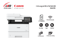 Máy photocopy trắng đen đa chức năng laser A4 iR1643i tốc độ cao 43 trang/phút