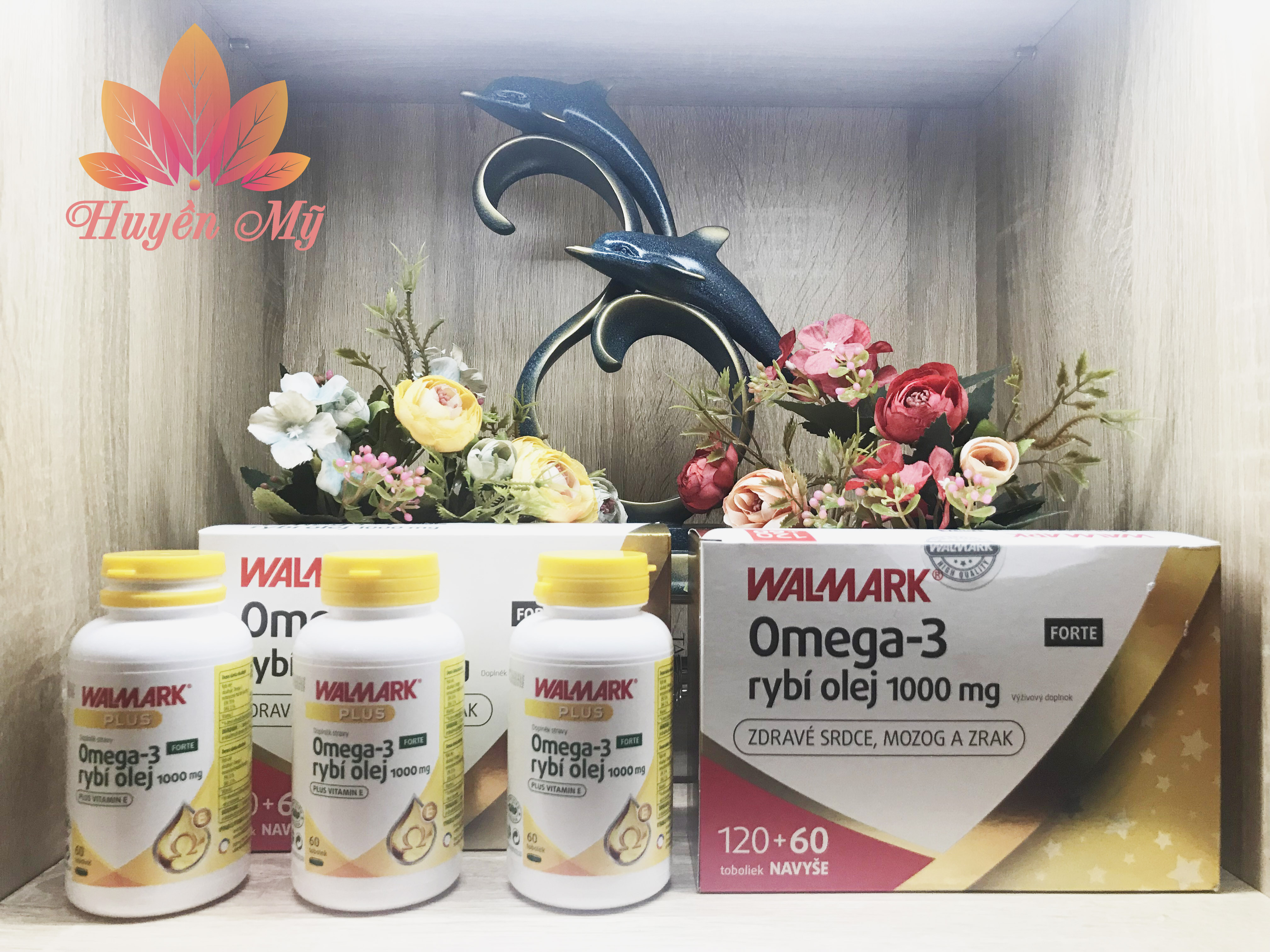 Dầu Cá Omega 3 + Vitamin E Walmark 1000Mg 180 Viên Ch Séc