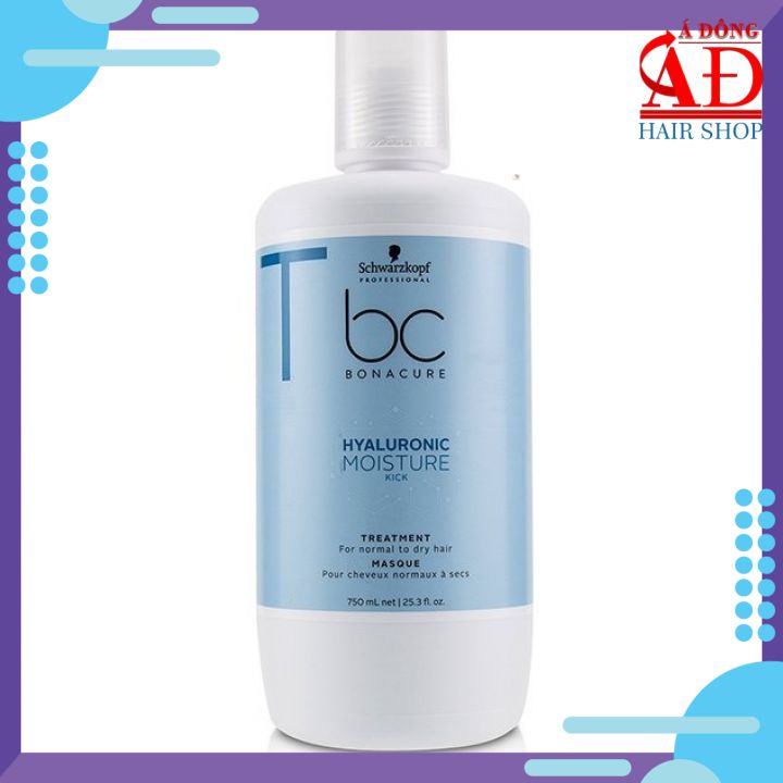 Dầu Hấp Ủ Tóc Schwarzkopf Bc Bonacure Hualuron Moisture Kick Micellar Treatment Giữ Ẩm Tóc Khô Giòn Và Xoăn Đức 750Ml