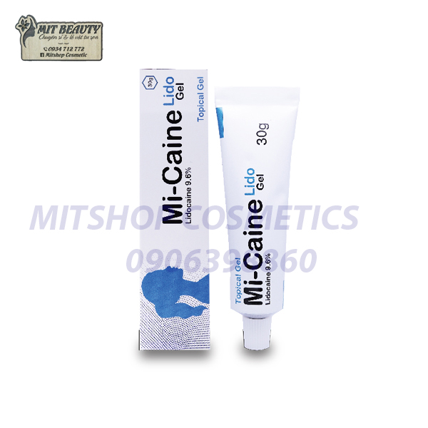 Kem ủ tê Hàn Quốc Mi-Caine Pro 30gr phối hợp dùng trong thẩm mỹ spa da liễu