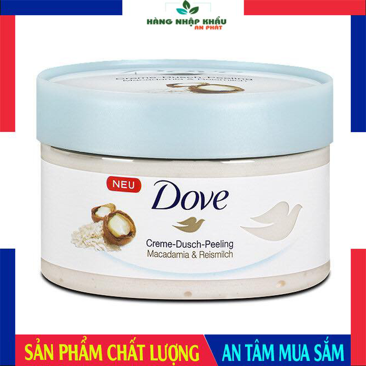 Tẩy Da Chết Toàn Thân Dove Reismilch225 Ml