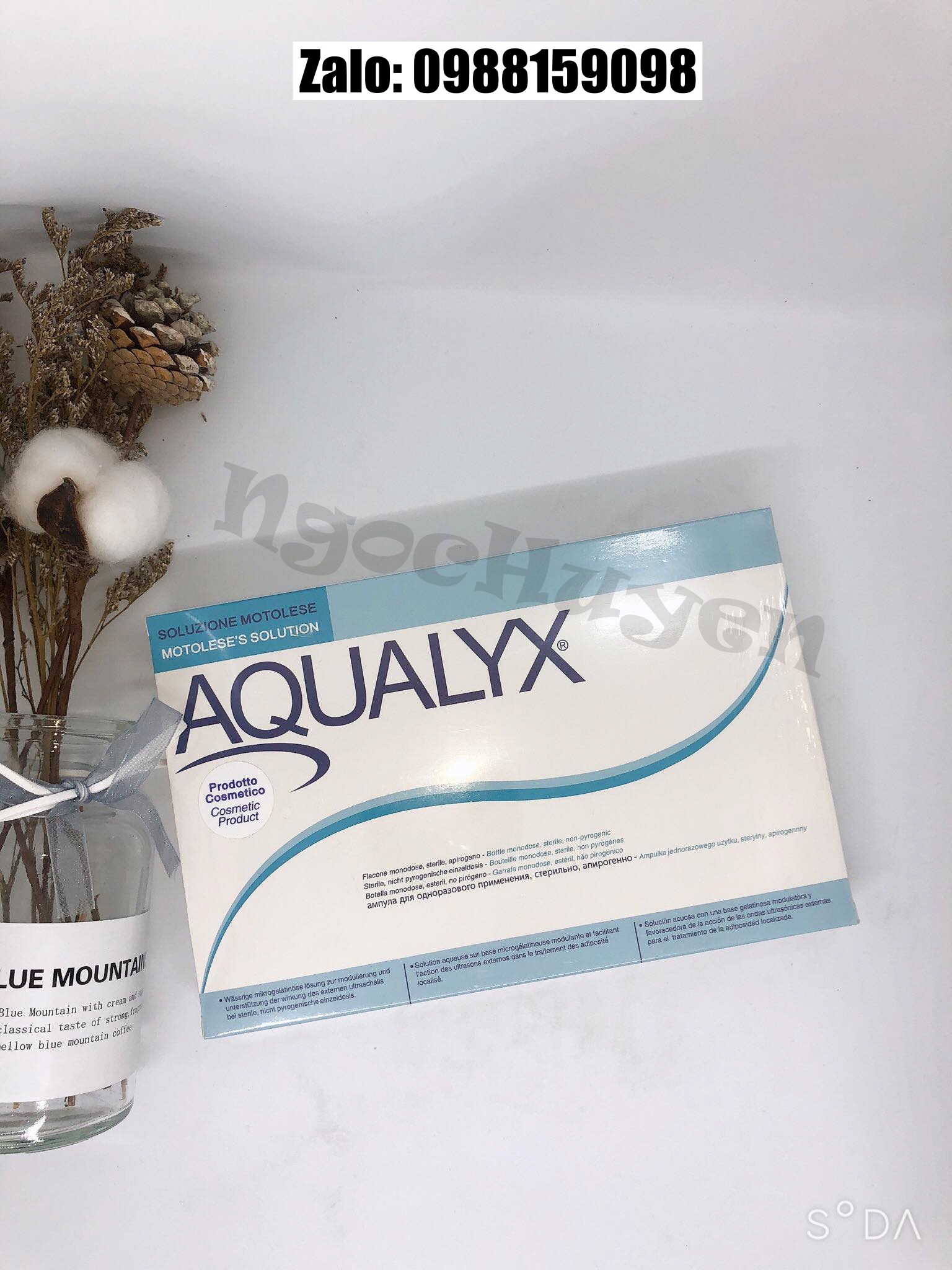 Tan mỡ Giảm béo Aqualyx - 1 hộp 10 lọ