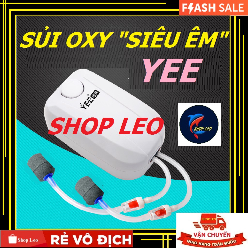 Máy sủi oxi siêu êm YEE cho bể cá - Sủi oxy cao cấp - Máy tạo khí siêu êm - Máy Sủi oxy siêu êm - Sh