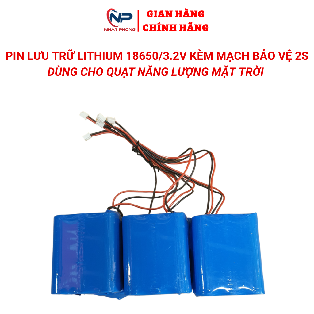 Pin Lithium 18650 pin lưu trữ dùng quạt năng lượng mặt trời pin có 2 phân loại  6CELL 11.1v và 1 cell 3.7v quý khách chọn đúng điện áp thiết bị sử dụng